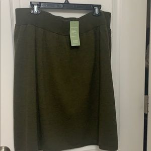Women’s wool skirt “hunter green”